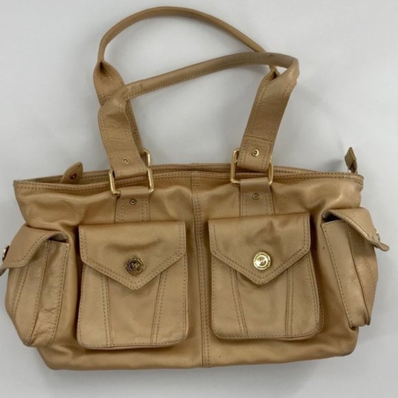 Wilsons Leather Handbags - Wilson's Leather Heavy Gold Handbag